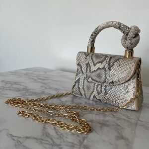 Urban Expressions Mini Python CrossBody Hand Bag